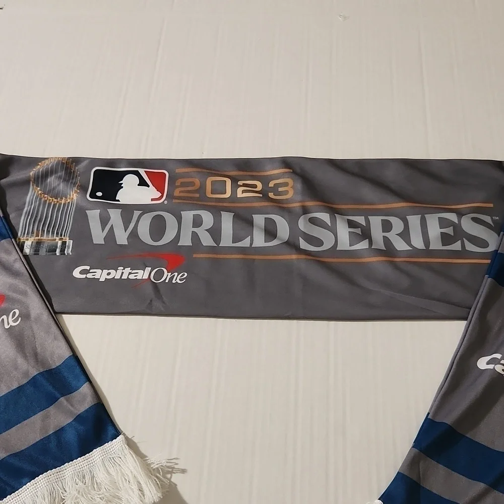 2023 World Series Game Collectibles Arizona D-Backs Vs.Texas Rangers. Scarf